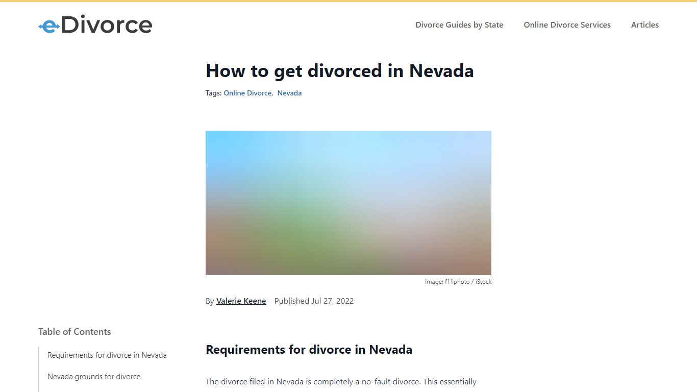 Nevada Divorce How-to Guide - eDivorce